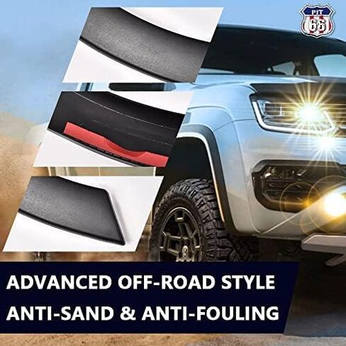 PIT66 Fender Flares, Compatible With 2004-2008 FORD F150(NOT For Heritage), Black Factory Style Wheel Flares Set, 4 Piece in Saudi Arabia