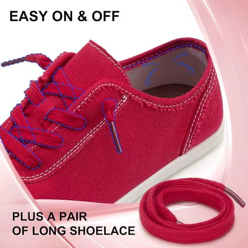 ZYEN Arch Support Shoes for Women – Canvas Casual Sneakers Low Top, Orthopedic Walking Shoes Women, Non Slip Fashion Sneakers Outdoor Top 5-11 in Kuwait