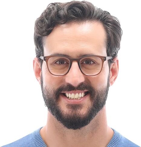 نظارات SAV Eyewear Tri Focus Blue، أزرق مخضر، 1.75 نظارات قراءة مستديرة، 135 ملم in Saudi Arabia