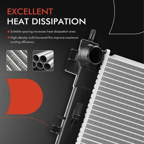 A-Premium Engine Coolant Groyaitiator Assembating مع Hyundai Accent 2018-2022 & Kia Rio 2018/2020-2021 ، 1.6L in Kuwait