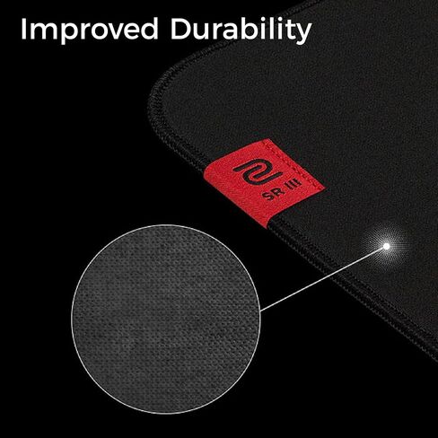BenQ Zowie H-SR-SE Rouge II Extra Large Esports Gaming Mouse Pad, Humidity Resistance Color Cloth, Smooth Glide Feel, Uniform high-Density Rubber Base with Medium Softness, Anti-Slip Base in Saudi Arabia
