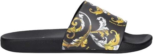 VERSACE JEANS COUTURE Sandal 78YA3SQ4 ZS365 Colour Black G89 in Saudi Arabia