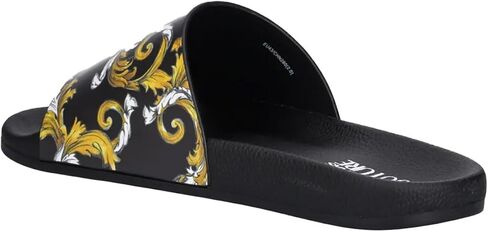 VERSACE JEANS COUTURE Sandal 78YA3SQ4 ZS365 Colour Black G89 in Saudi Arabia