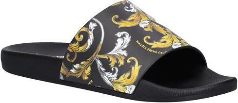VERSACE JEANS COUTURE Sandal 78YA3SQ4 ZS365 Colour Black G89 in Saudi Arabia