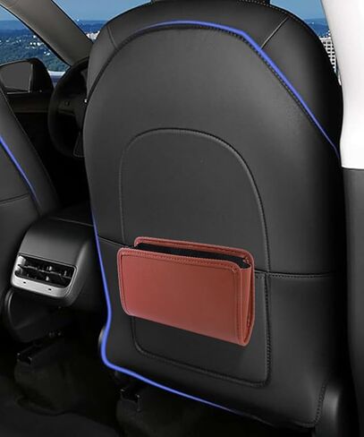 Car Door Trash Can,Cars Garbage Can,Car Accessories Foldable Hanging Mini Auto Dustbin,Leather Automotive Door Organizer with a Roll of Garbage Bag,Suit for Most Cars,Trucks,SUVs,RVs(Black) in Saudi Arabia