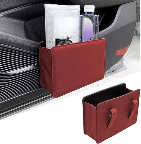 for Jeep Grand Cherokee L 2021 2022 2023 2024 1pcs Car Foldable Seatback Hanging Storage Bag Car Trash Can Door Storage Boxcan Cup Holder Bucket Trash Can Universal Interior Accessories in Saudi Arabia