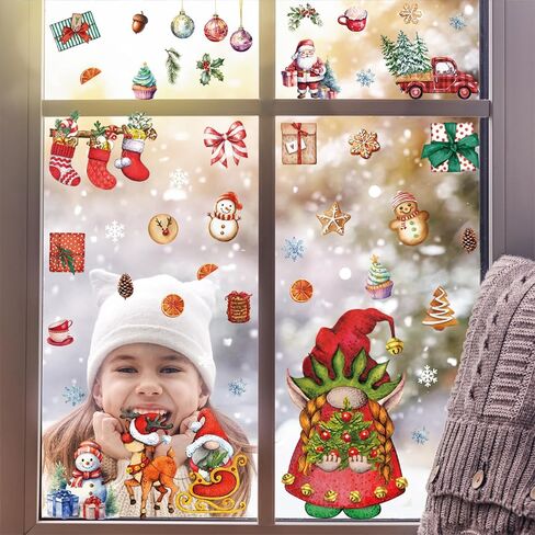 Summer Window Clings Hawaii Beach Window Stickers Fruit Bikini Flip-Flops Fish Painting Stickers for Kids Toddlers and Adults Glass Window Wall Decorations in Saudi Arabia