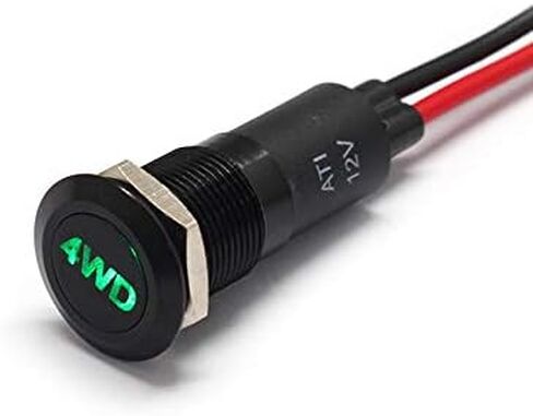 PLB12MS 12mm 1/2 "12V مؤشر إشارة LED مؤشر الدس الطيار (4WD) in Kuwait
