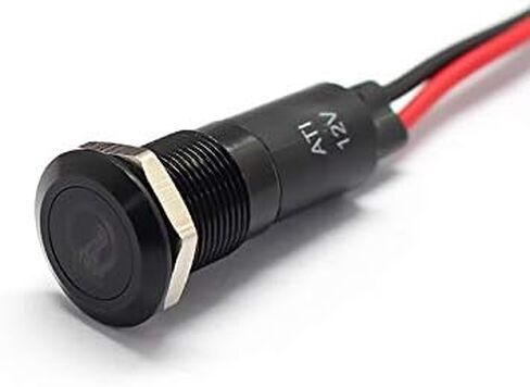 PLB12MS 12mm 1/2 "12V مؤشر إشارة LED مؤشر الدس الطيار (4WD) in Kuwait