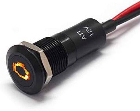 PLB12MS 12mm 1/2 "12V مؤشر إشارة LED مؤشر الدس الطيار (4WD) in Kuwait