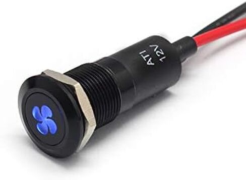 PLB12MS 12mm 1/2 "12V مؤشر إشارة LED مؤشر الدس الطيار (4WD) in Kuwait