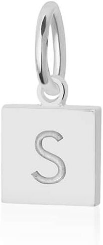 Letter Nautical Flag Silver Mini Charm for Charm Bracelets and Necklaces- Sterling Silver in Saudi Arabia