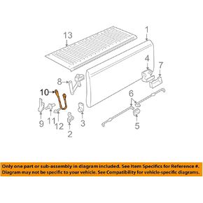 General Motors 19244993, Tailgate Support Cable in Saudi Arabia
