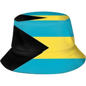 Bahamas Flag Bucket Hat Packable Bahamian Sun Hats Outdoor Fisherman Caps for Men and Women in Kuwait