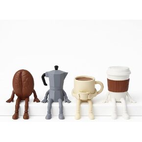 Funny Coffee Figurines Set – Bar Decor – Cute Accessories for Kitchen or Office – Barista Gift in Saudi Arabia