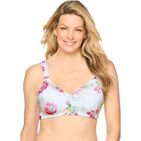 Comfort Choice Women's Plus Size Microfiber Wireless Lightly Padded T-Shirt in Kuwait