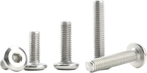 Stainless Steel Flat Head Allen Screws - M4 M5 M6 M8 - 3-30 Pieces Countersunk Hex Socket Screws for Furniture (25mm, M6 10pcs) in Saudi Arabia