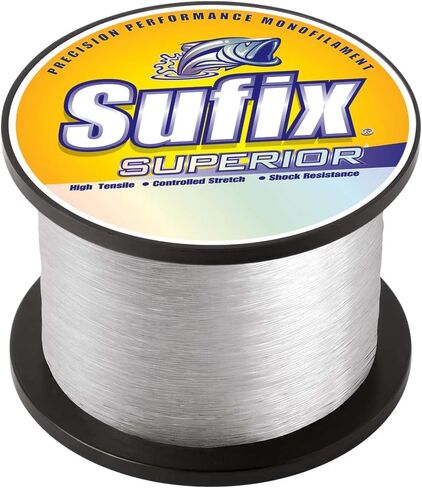 Sufix Superior Spool Size Fishing Line (Smoke Blue, 60-Pound) in Kuwait