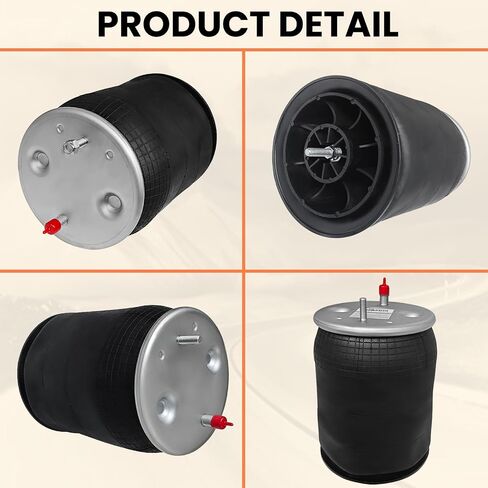 MILLISEC Air Spring Bag Compatible with Freightliner Trucks OE Replaces Firestone 9648/W01-358-9648/ 1T15MT-8,910-17.5P456,910-17.5P456,2027911C1/2027911C2,8456/6363 in Saudi Arabia