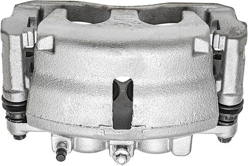 Detroit Axle-4.2l الأمامي الفرامل اليسرى الفرجار ل 06-09 شيفروليه تريل بليزر GMC Envoy ، 06-07 Buick Rainier ، سائق فرامل القرص الفرجار W/Bracket 2006 2007 2008 استبدال in Saudi Arabia