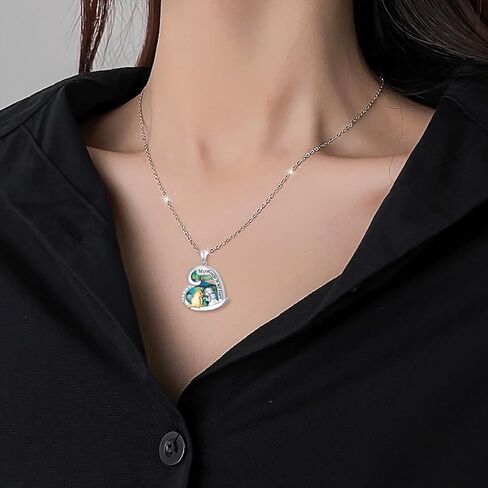 S925 Sterling Silver Dog Dur Necklace for Pet Ashes for Women Pet Fur Fur Jtersiake التذكارية التذكارية هدايا المجوهرات القلادة لخسارة النساء جرو in Kuwait