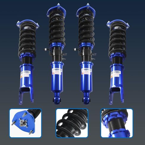 JDMSPEED NEW Blue Blue Full Coilover Kit Placension for Infiniti G37 Sedan Coupe 2008-2011 in Saudi Arabia