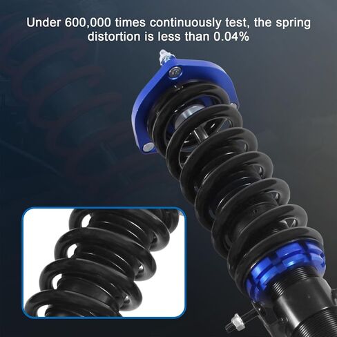 JDMSPEED NEW Blue Blue Full Coilover Kit Placension for Infiniti G37 Sedan Coupe 2008-2011 in Saudi Arabia