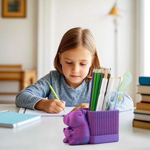 Cool Rocket Shaped Pencil Pen Holder, Desk Storage Stationery Supplies, Rocket Gifts for Men Women Boys Girls, Cute Desk Accessories Home Office Decoration Thanksgiving Christmas Gift in Saudi Arabia