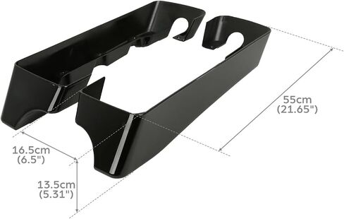 XMT-MOTO 4 inch Stretched Saddle Bag Extension fits for 1994-2013 Harley Davidson all Touring Models including road glide, road king, ultra, street glide, electra glide,for straight bag in Saudi Arabia