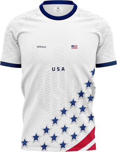 USA National Soccer Jersey 2026 – White Home Kit in Saudi Arabia