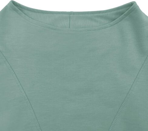 Floral Find Womens Long Sleeve Cowl Neck Sweatshirts فضفاضة مناسبة السقوط قمم السحب in Kuwait