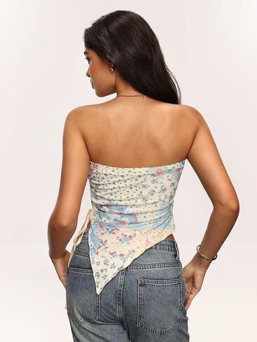 Milumia Women's Boho المطبوعة بدون حمال in Kuwait