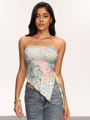 Milumia Women's Boho المطبوعة بدون حمال in Kuwait