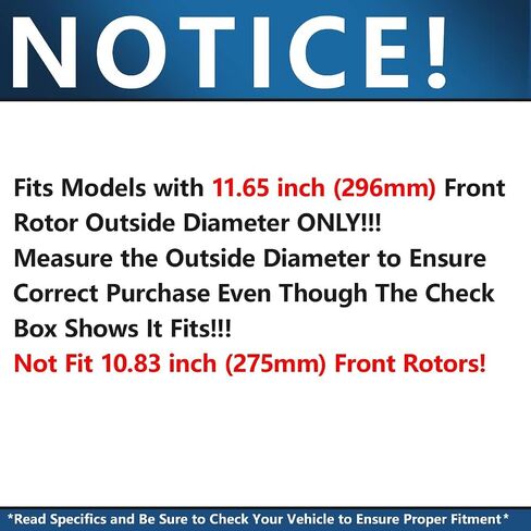 Detroit Axle - مجموعة الفرامل لعام 2006-2018 Toyota RAV4 دوارات الفرامل البديلة دوارات الفرامل السيرامي in Saudi Arabia