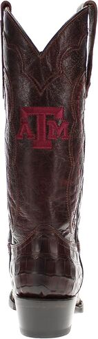 Vaccari النسائية أوليفيا الأصلية التمساح الجلود NCAA Athletics التطريز Snip Toe Cowgirl Boots in Kuwait