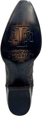 Vaccari النسائية أوليفيا الأصلية التمساح الجلود NCAA Athletics التطريز Snip Toe Cowgirl Boots in Kuwait