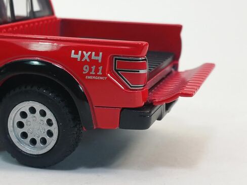 KiNSMART 2013 Ford F-150 SVT Raptor Supercrew Police Rescue Edition 1:46 Scale 5inch Die Cast Metal Model Toy Trucks in Kuwait