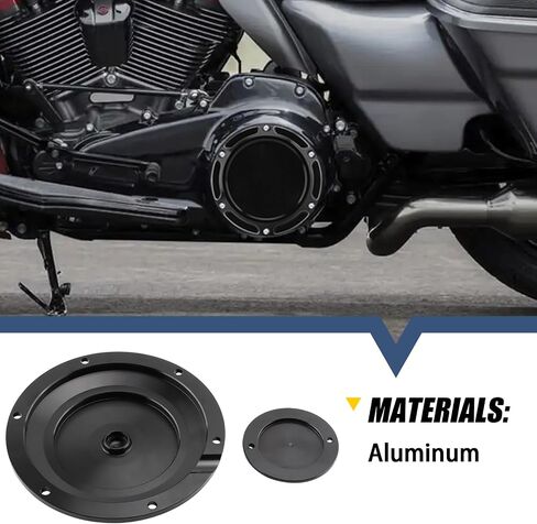 تغطية توقيت Derby Timing Cover Cut Cut Aluminium Fit for Harley 2004-2022 Sportster Iron 883 1200 XL XR in Saudi Arabia