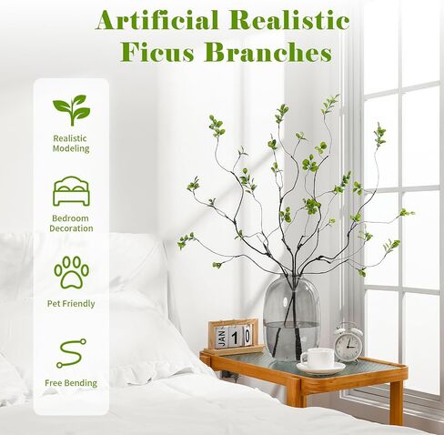 2 Bunches Artificial Lemons Branches, 16 Heads Fake Lemon Branches with Lemons for Vase, Realistic Fake Lemon Decoration for Farmhouse Style Party Table Centerpiece and Home Decor in Saudi Arabia