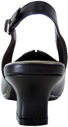 Peerage Luciana Women's Wide Width Leather Slingback Pumps in Saudi Arabia