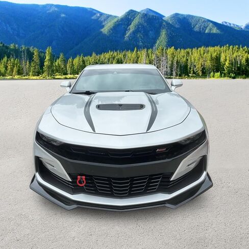 FREEMOTOR802 Front Bumper Lip Splitter, Fits 2016-2024 Chevrolet Camaro (Except ZL1), 1LE Style Gloss Black ABS 3PCS Air Dam Chin Spoiler Underbody Front Lip Spoiler Lower Guard Protector in Saudi Arabia