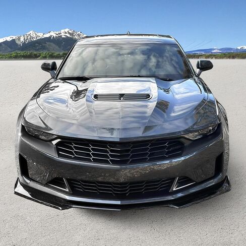 FREEMOTOR802 Front Bumper Lip Splitter, Fits 2016-2024 Chevrolet Camaro (Except ZL1), 1LE Style Gloss Black ABS 3PCS Air Dam Chin Spoiler Underbody Front Lip Spoiler Lower Guard Protector in Saudi Arabia