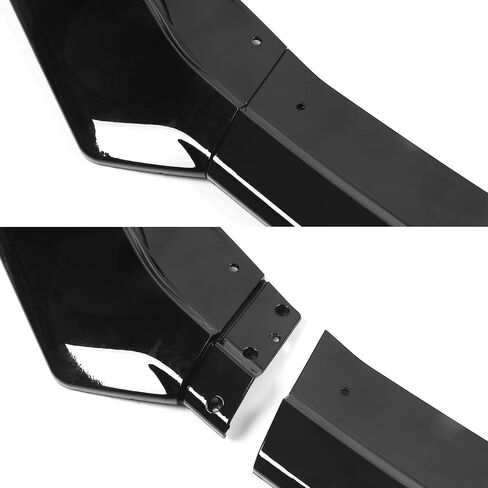 FREEMOTOR802 Front Bumper Lip Splitter, Fits 2016-2024 Chevrolet Camaro (Except ZL1), 1LE Style Gloss Black ABS 3PCS Air Dam Chin Spoiler Underbody Front Lip Spoiler Lower Guard Protector in Saudi Arabia