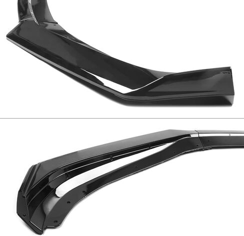 FREEMOTOR802 Front Bumper Lip Splitter, Fits 2016-2024 Chevrolet Camaro (Except ZL1), 1LE Style Gloss Black ABS 3PCS Air Dam Chin Spoiler Underbody Front Lip Spoiler Lower Guard Protector in Saudi Arabia