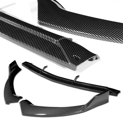 Q1-TECH, Front Bumper Lip fit for Compatible with Mercedes-Benz A-Class A200 A220 A250 A35 AMG Line Bumper 2019-2023, Front Lip Spoiler Body Splitter, ABS (Matt Black) in Saudi Arabia