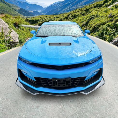 FREEMOTOR802 Front Bumper Lip Splitter, Fits 2016-2024 Chevrolet Camaro (Except ZL1), 1LE Style Gloss Black ABS 3PCS Air Dam Chin Spoiler Underbody Front Lip Spoiler Lower Guard Protector in Saudi Arabia