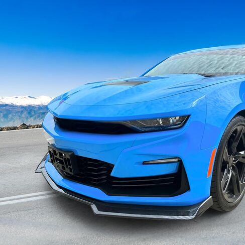FREEMOTOR802 Front Bumper Lip Splitter, Fits 2016-2024 Chevrolet Camaro (Except ZL1), 1LE Style Gloss Black ABS 3PCS Air Dam Chin Spoiler Underbody Front Lip Spoiler Lower Guard Protector in Saudi Arabia