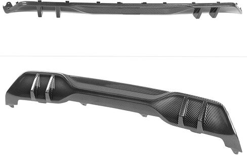 Ikon Motorsports ، موزع الشفاه الخلفي الوفير متوافق مع 2019-2025 BMW G05 M Sport ، واقي نشر الشفاه الخلفي للسيارة PP PP MP Black ، 2020 in Kuwait