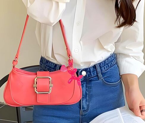 Jelly Star Balloon Dog Keychain, Cute Key Chain Bag Handbag Backpack Purse Aesthetic Charms Accessories in Saudi Arabia