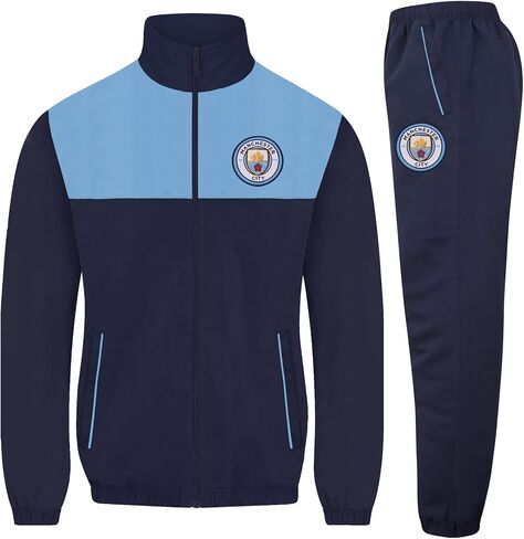 Manchester City FC Official Soccer Gift Mens Jacket & Pants Tracksuit Set in Saudi Arabia